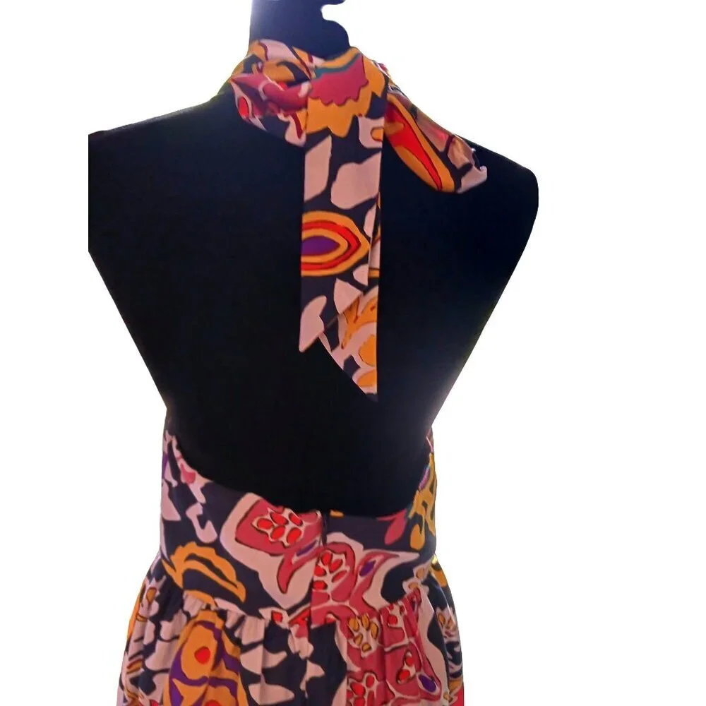 J. Crew Paisley Silk Luxury Maxi Sarong Dress MSRP $228 Size 4